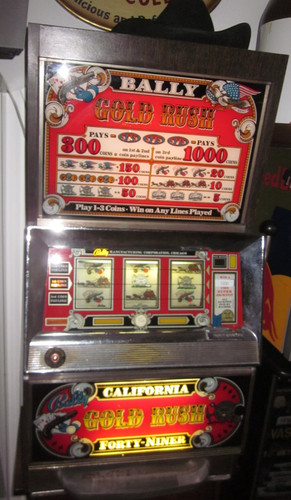 Bally gold rush slot machine - bally,